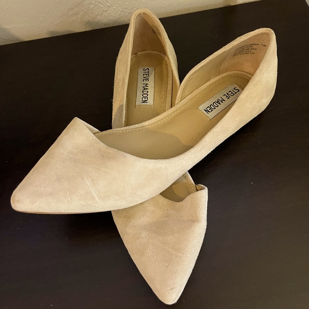 Nude Steve Madden Flats